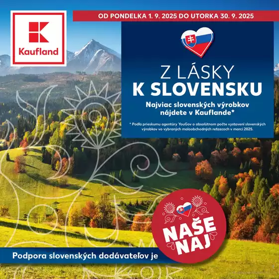 Katalóg Kaufland v Rimavská Sobota | Ušetrite teraz s našimi ponukami | 2025-09-01T00:00:00.000Z - 2025-09-30T00:00:00.000Z