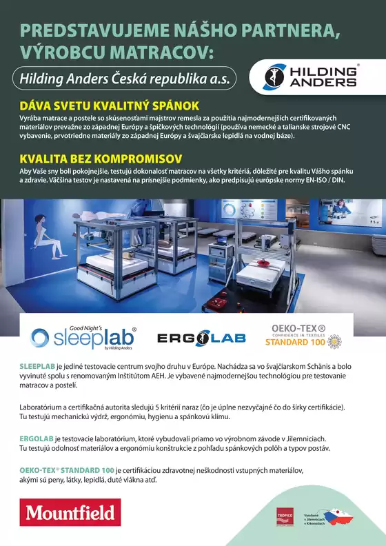Mountfield POSTEĽOVÉ MATRACE
