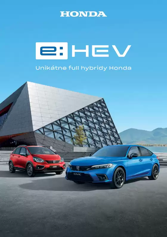 Katalóg Honda v Michalovce | Leták Honda e:HEV | 2025-09-15T00:00:00.000Z - 2025-09-29T00:00:00.000Z