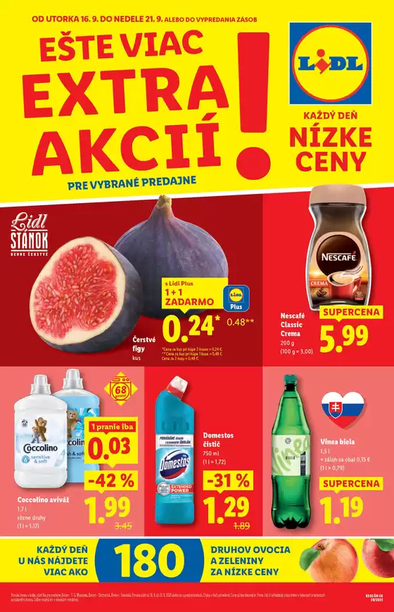 Katalóg Lidl v Košice | Platné od 16. 09. 2025 | 2025-09-16T00:00:00.000Z - 2025-09-21T00:00:00.000Z