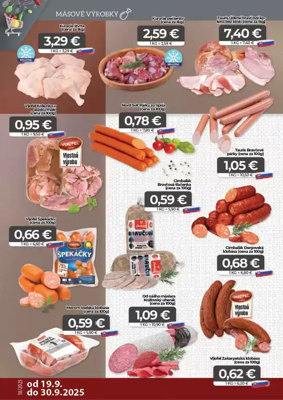 Výhodná ponuka CBA Komfos