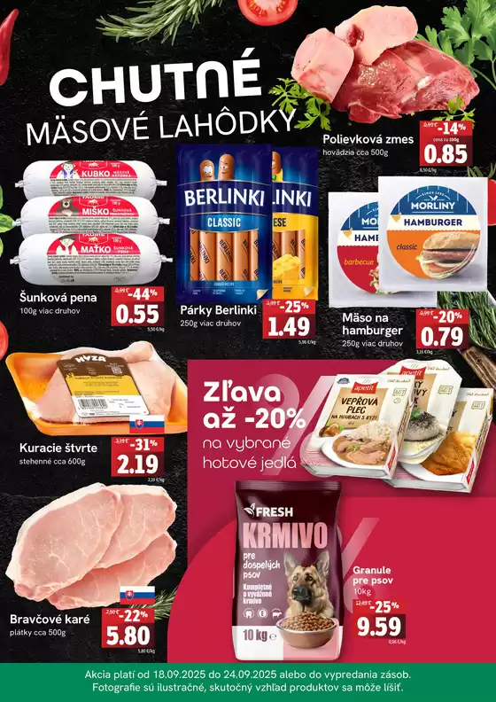 Týždenná akcia FRESH Plus