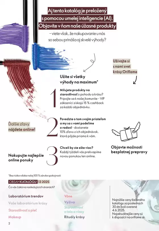 ORIFLAME katalóg