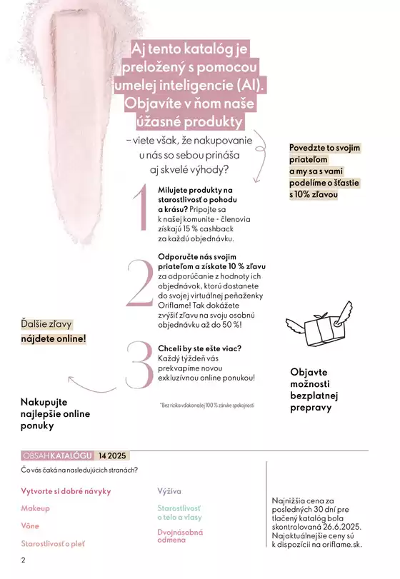 ORIFLAME katalóg