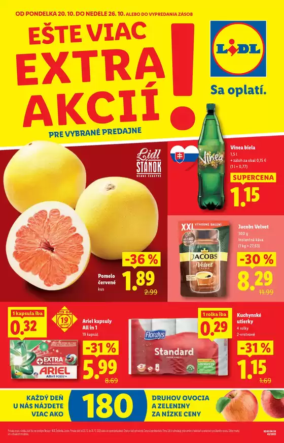 Katalóg Lidl v Košice | Exkluzívne výhodné ponuky | 2025-10-20T00:00:00.000Z - 2025-10-26T00:00:00.000Z