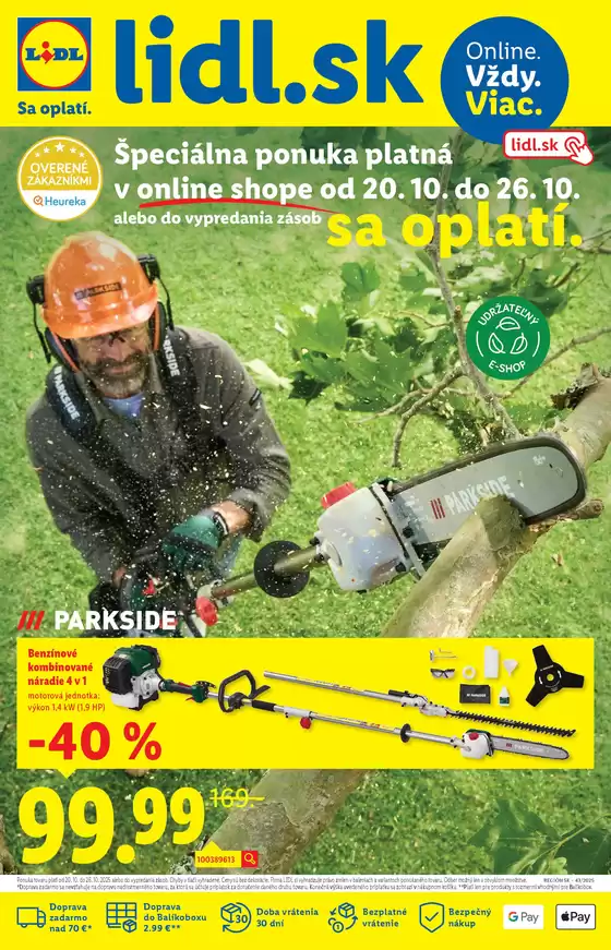 Katalóg Lidl v Košice | Najlepšie ponuky a zľavy | 2025-10-19T00:00:00.000Z - 2025-10-26T00:00:00.000Z