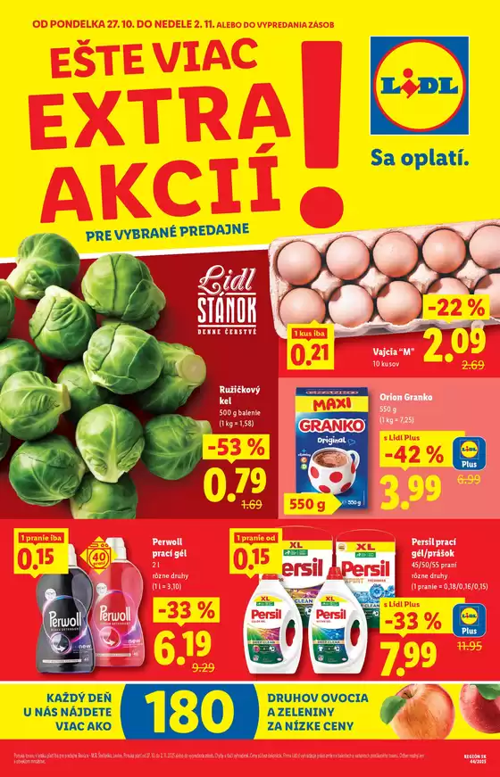 Katalóg Lidl v Košice | Platné od 27. 10. 2025 | 2025-10-24T00:00:00.000Z - 2025-11-02T00:00:00.000Z