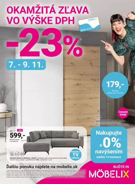 Katalóg Möbelix v Banská Bystrica | Möbelix katalóg | 2025-10-27T00:00:00.000Z - 2025-11-09T00:00:00.000Z