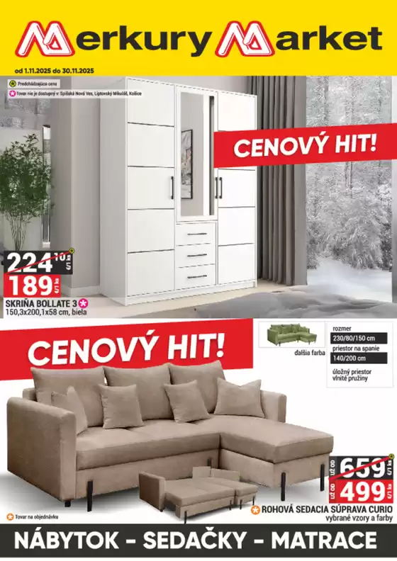 Katalóg Merkury Market v Senica | Atraktívne špeciálne ponuky pre všetkých | 2025-11-01T00:00:00.000Z - 2025-11-30T00:00:00.000Z