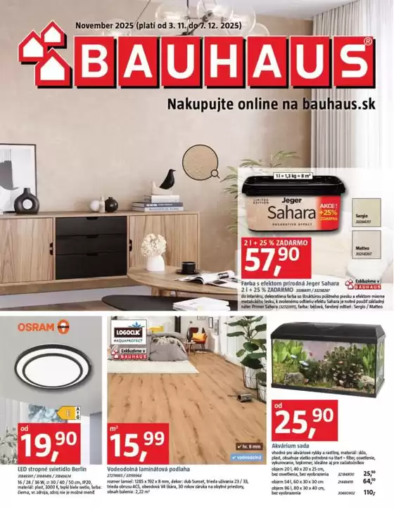 Katalóg BAUHAUS v Trenčín | BAUHAUS katalóg | 2025-11-03T00:00:00.000Z - 2025-12-07T00:00:00.000Z