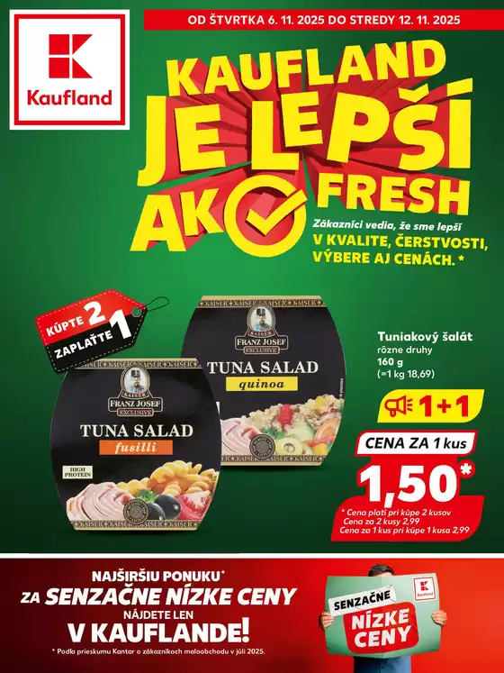 Katalóg Kaufland v Levice | Aktuálne výhodné ponuky a akcie | 2025-11-06T00:00:00.000Z - 2025-11-12T00:00:00.000Z