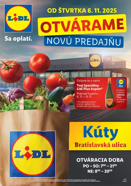 Katalóg Lidl v Gelnica | Ponuka platná od 06. 11. 2025 | 2025-11-06T00:00:00.000Z - 2025-11-09T00:00:00.000Z