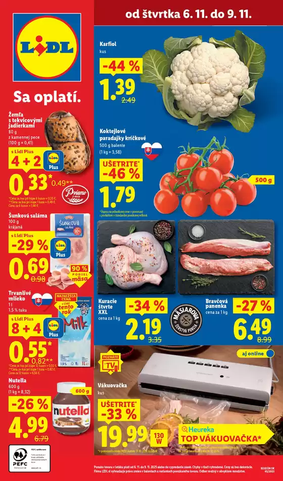 Katalóg Lidl | Platný od 06. 11. 2025 | 2025-11-06T00:00:00.000Z - 2025-11-09T00:00:00.000Z