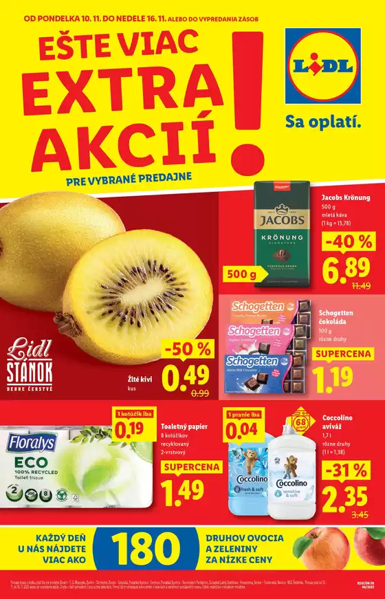 Katalóg Lidl v Prešov | Naše najlepšie ponuky pre vás | 2025-11-10T00:00:00.000Z - 2025-11-16T00:00:00.000Z