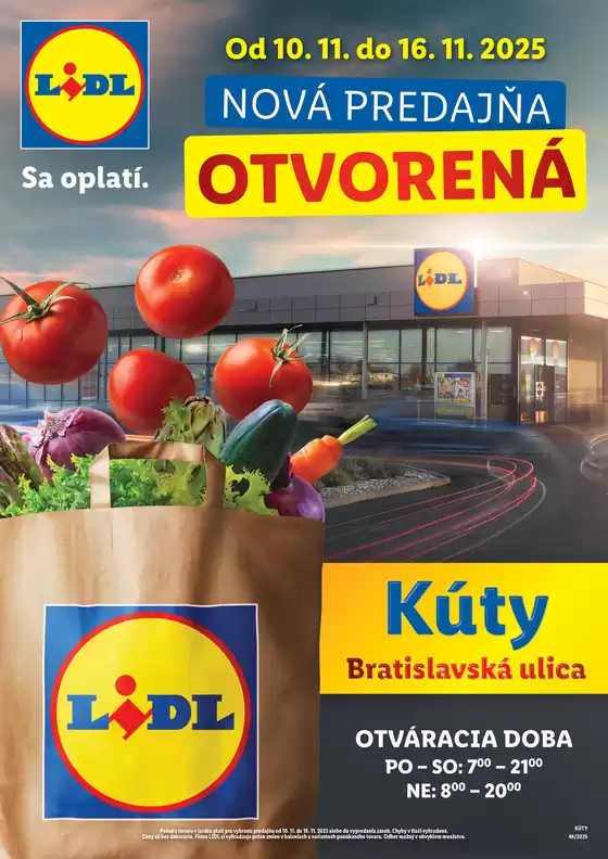 Katalóg Lidl v Liptovský Mikuláš | Ponuka platná od 10. 11. 2025 | 2025-11-10T00:00:00.000Z - 2025-11-16T00:00:00.000Z