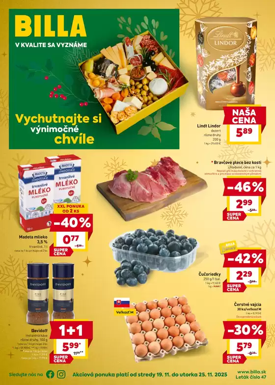 Katalóg Billa v Bratislava | Exkluzívne ponuky pre našich zákazníkov | 2025-11-19T00:00:00.000Z - 2025-11-25T00:00:00.000Z