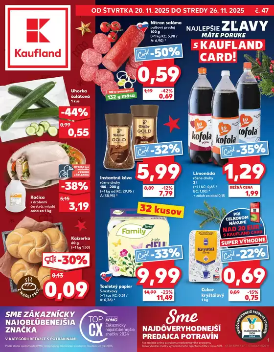 Katalóg Kaufland v Bratislava | Skvelá ponuka pre všetkých zákazníkov | 2025-11-20T00:00:00.000Z - 2025-11-26T00:00:00.000Z