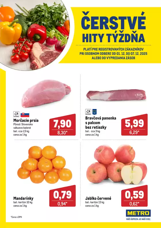 Katalóg METRO v Malacky | Čerstvé hity týždňa | 2025-12-01T00:00:00.000Z - 2025-12-07T00:00:00.000Z