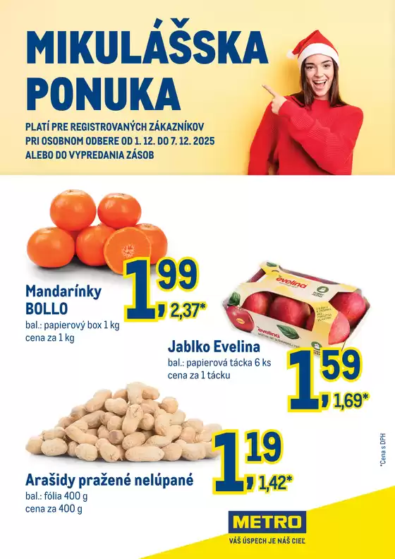 Katalóg METRO v Malacky | Mikulášska ponuka | 2025-12-01T00:00:00.000Z - 2025-12-07T00:00:00.000Z