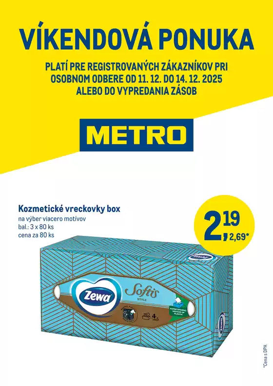 Katalóg METRO v Bratislava | Víkendová ponuka | 2025-12-11T00:00:00.000Z - 2025-12-14T00:00:00.000Z