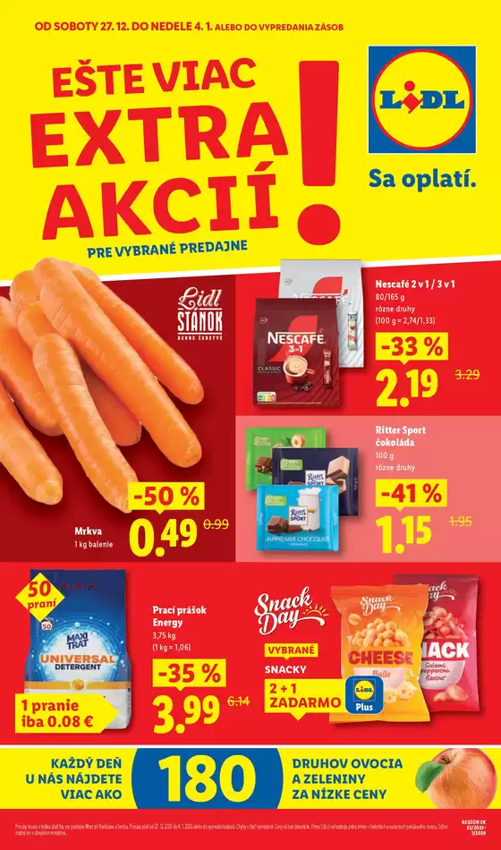 Katalóg Lidl v Prešov | Platné od 27. 12. 2025 | 2025-12-27T00:00:00.000Z - 2026-01-04T00:00:00.000Z