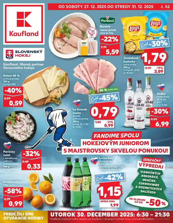 Katalóg Kaufland v Košice | Leták Kaufland | 2025-12-27T00:00:00.000Z - 2025-12-31T00:00:00.000Z