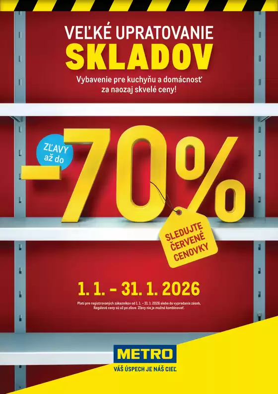Katalóg METRO v Trenčín | Veľké upratovanie skladov – Kuchyňa a domácnosť | 2026-01-01T00:00:00.000Z - 2026-01-31T00:00:00.000Z