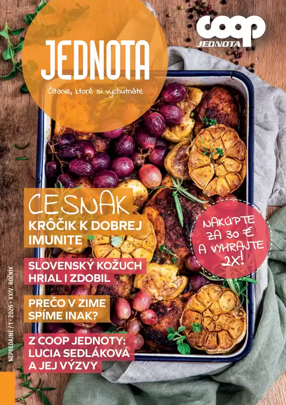 Katalóg COOP Jednota v Rajecké Teplice | Nové ponuky na objavenie | 2026-01-01T00:00:00.000Z - 2026-01-31T00:00:00.000Z