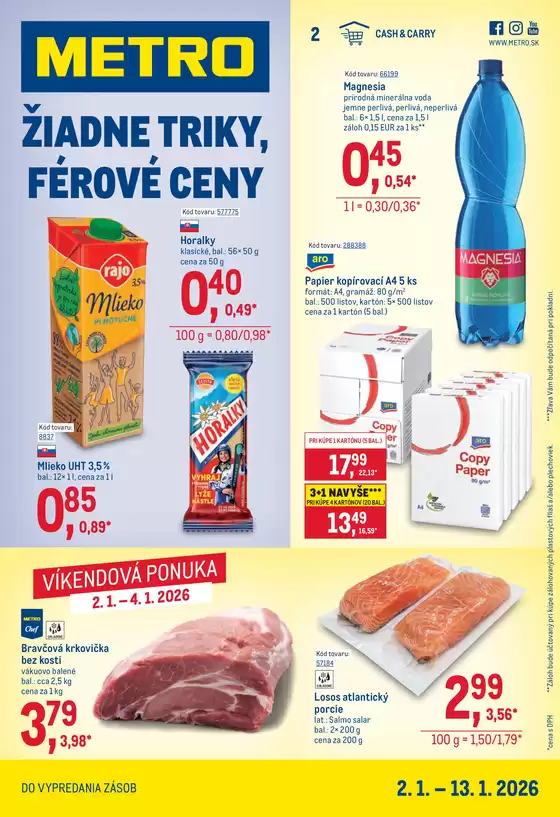 Katalóg METRO v Banská Bystrica | Maloobchod | 2026-01-02T00:00:00.000Z - 2026-01-16T00:00:00.000Z