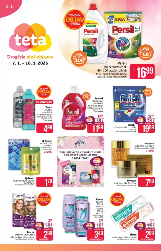 Katalóg TETA Drogerie v Žilina | TETA Drogerie katalóg | 2026-01-07T00:00:00.000Z - 2026-01-16T00:00:00.000Z