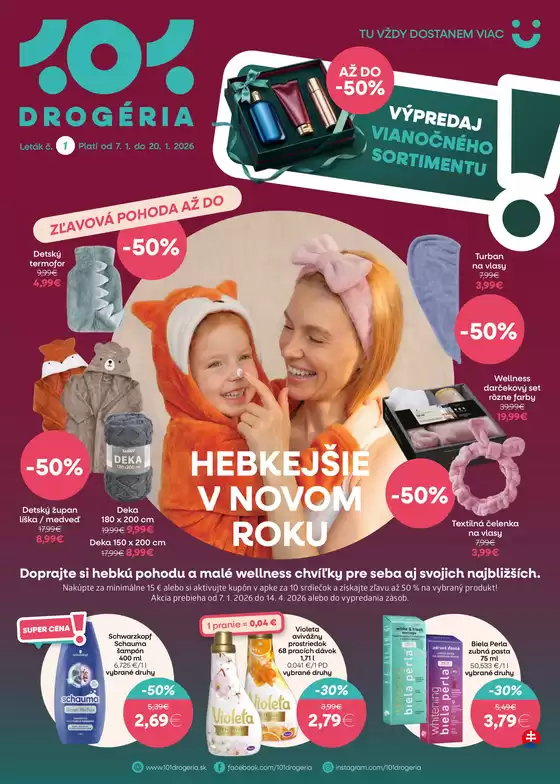 Katalóg 101 Drogerie v Žilina | 101 Drogerie leták | 2026-01-07T00:00:00.000Z - 2026-01-20T00:00:00.000Z