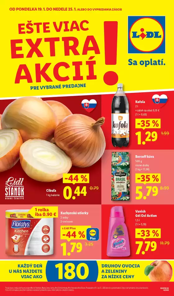 Katalóg Lidl v Kolárovo | Platné od 19. 01. 2026 | 2026-01-19T00:00:00.000Z - 2026-01-25T00:00:00.000Z