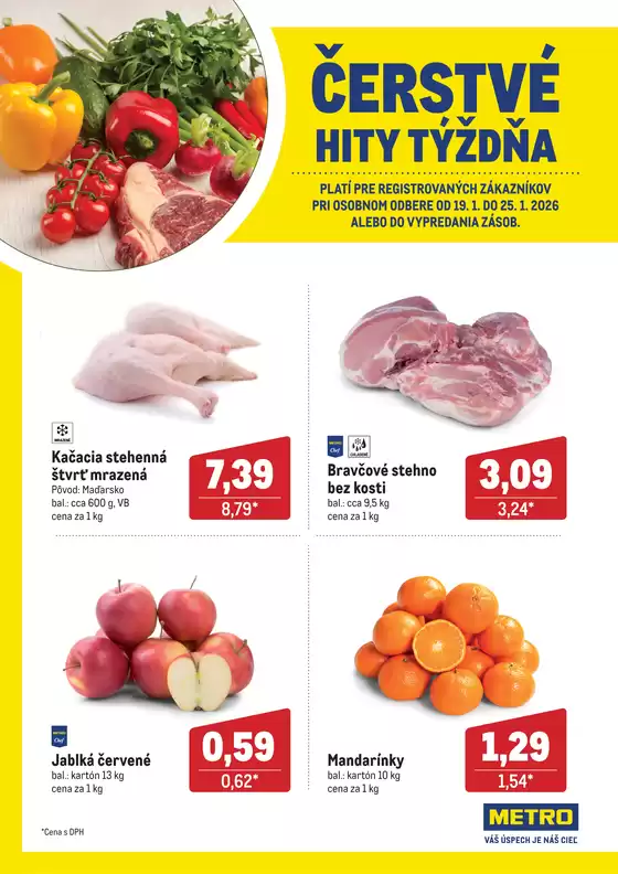 Katalóg METRO v Detva | Čerstvé hity týždňa | 2026-01-19T00:00:00.000Z - 2026-01-25T00:00:00.000Z