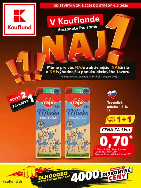 Katalóg Kaufland v Bratislava | Kaufland katalóg | 2026-01-29T00:00:00.000Z - 2026-02-04T00:00:00.000Z