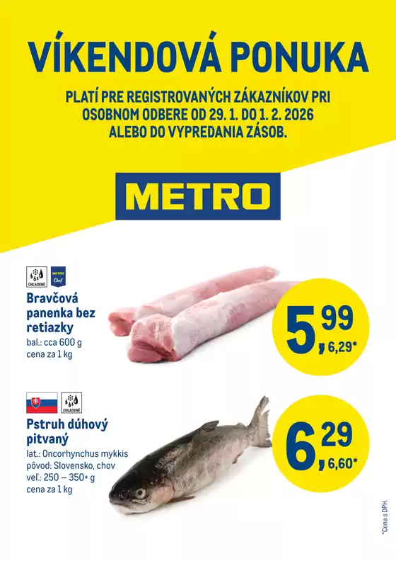 Katalóg METRO | Víkendová ponuka | 2026-01-29T00:00:00.000Z - 2026-02-01T00:00:00.000Z