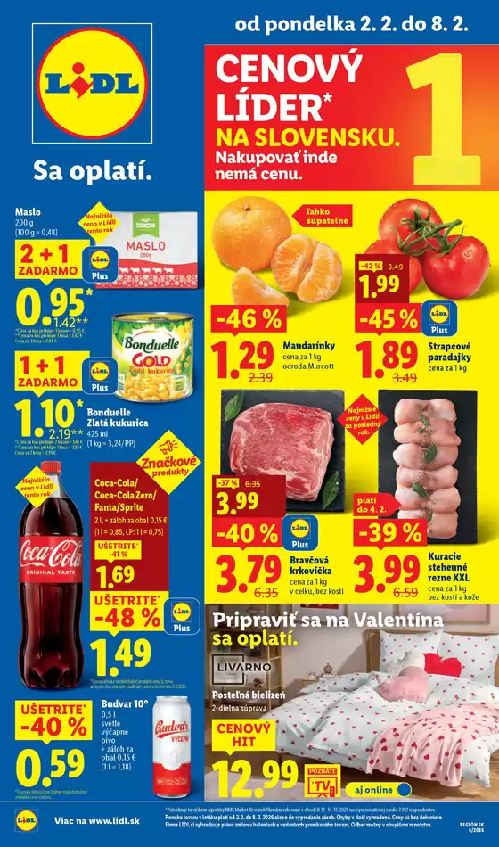 Katalóg Lidl v Rimavská Sobota | Platný od 02. 02. 2026 | 2026-02-02T00:00:00.000Z - 2026-02-08T00:00:00.000Z