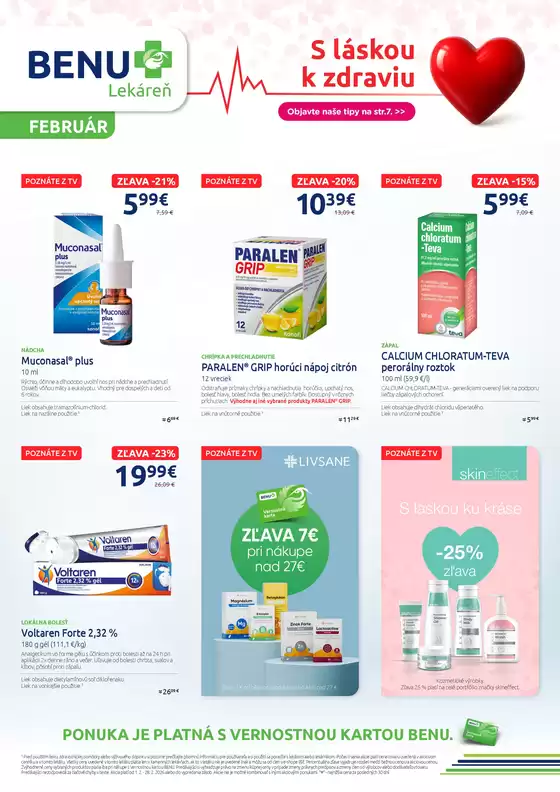 Katalóg Benu Lekáreň v Piešťany | Benu akciovy letak | 2026-02-01T00:00:00.000Z - 2026-02-28T00:00:00.000Z