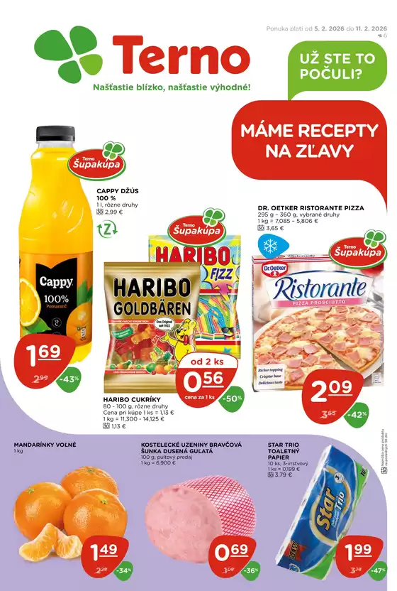 Katalóg TERNO v Partizánske | Skvelé zľavy na vybrané produkty | 2026-02-05T00:00:00.000Z - 2026-02-11T00:00:00.000Z