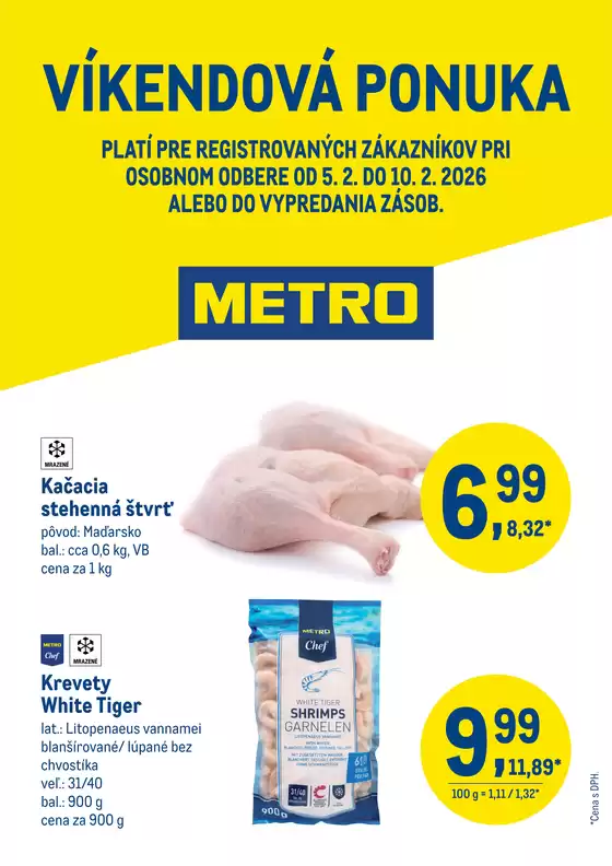 Katalóg METRO | Víkendová ponuka | 2026-02-05T00:00:00.000Z - 2026-02-10T00:00:00.000Z