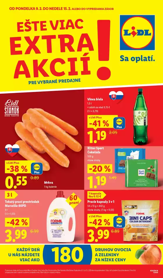 Katalóg Lidl v Vysoké Tatry | Platné od 09. 02. 2026 | 2026-02-09T00:00:00.000Z - 2026-02-15T00:00:00.000Z