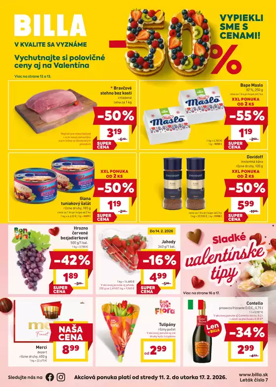 Katalóg Billa v Šamorín | Exkluzívne ponuky a výhodné ponuky | 2026-02-11T00:00:00.000Z - 2026-02-17T00:00:00.000Z
