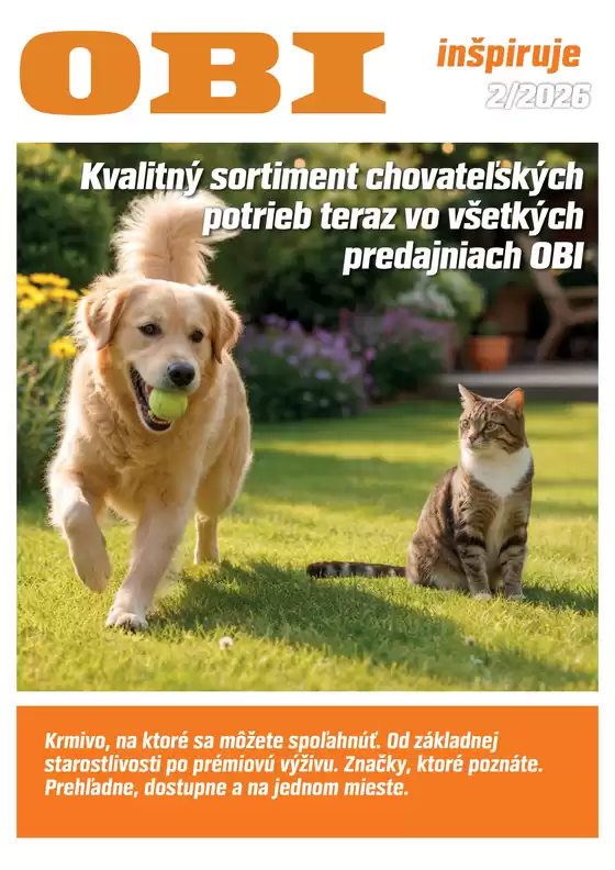 Katalóg OBI v Leopoldov | Aktuelle Angebote | 2026-02-14T00:00:00.000Z - 2026-03-14T00:00:00.000Z