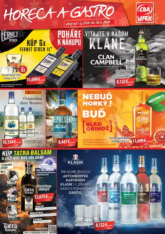 Katalóg CBA v Pezinok | HORECA a GASTRO 22026 | 2026-02-01T00:00:00.000Z - 2026-02-28T00:00:00.000Z