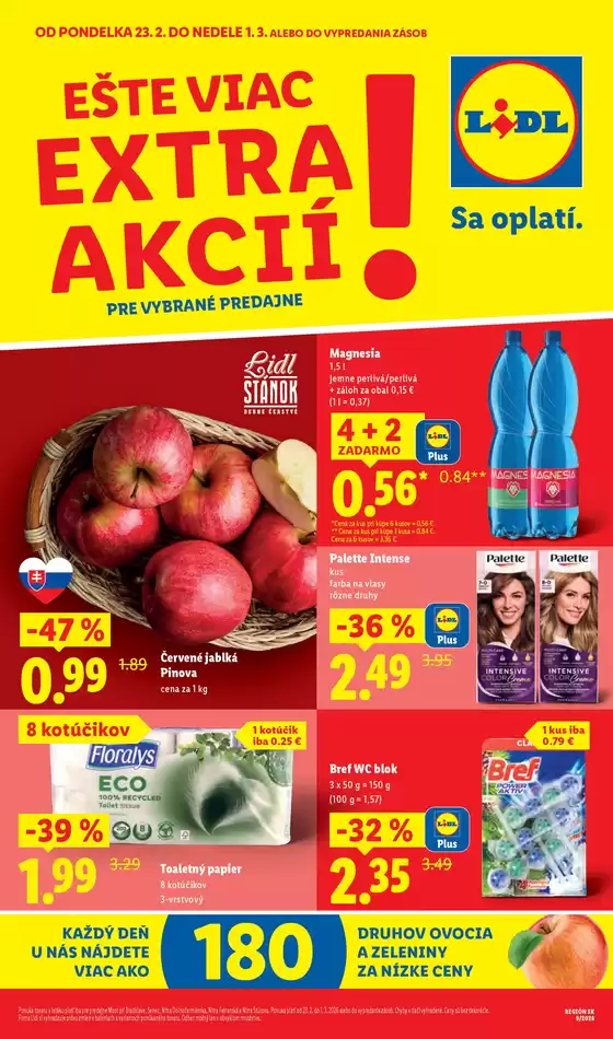 Katalóg Lidl v Nitra | Platné od 23. 02. 2026 | 2026-02-23T00:00:00.000Z - 2026-03-01T00:00:00.000Z