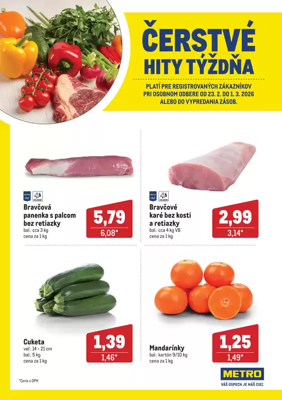 Katalóg METRO v Žiar nad Hronom | Čerstvé hity týždňa | 2026-02-23T00:00:00.000Z - 2026-03-01T00:00:00.000Z