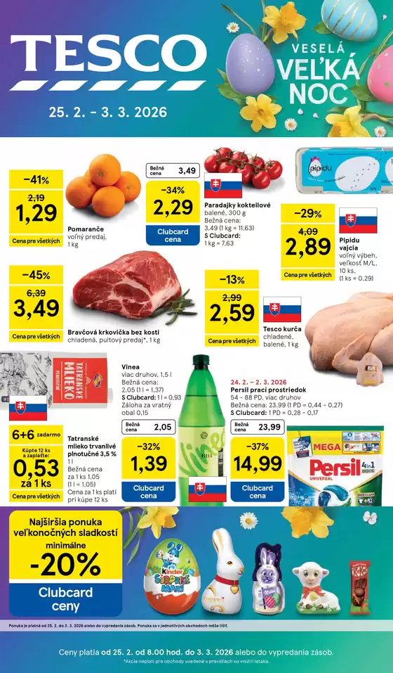 Katalóg Tesco v Liptovský Mikuláš | 20260219000745587 2025 P53 SK HM CHM | 2026-02-25T00:00:00.000Z - 2026-03-03T00:00:00.000Z