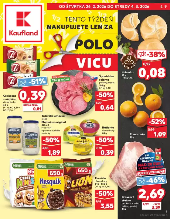 Katalóg Kaufland v Liptovský Mikuláš | Skvelá ponuka pre lovcov výhodných ponúk | 2026-02-26T00:00:00.000Z - 2026-03-04T00:00:00.000Z