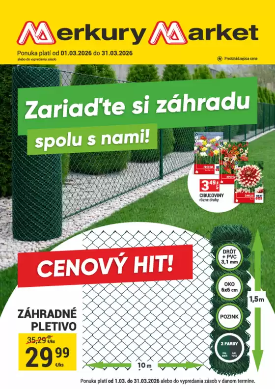 Katalóg Merkury Market v Hlohovec | Skvelá ponuka pre všetkých zákazníkov | 2026-03-01T00:00:00.000Z - 2026-03-31T00:00:00.000Z