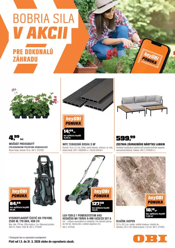 Katalóg OBI | BOBRIA SILA V AKCII | 2026-02-28T00:00:00.000Z - 2026-03-31T00:00:00.000Z