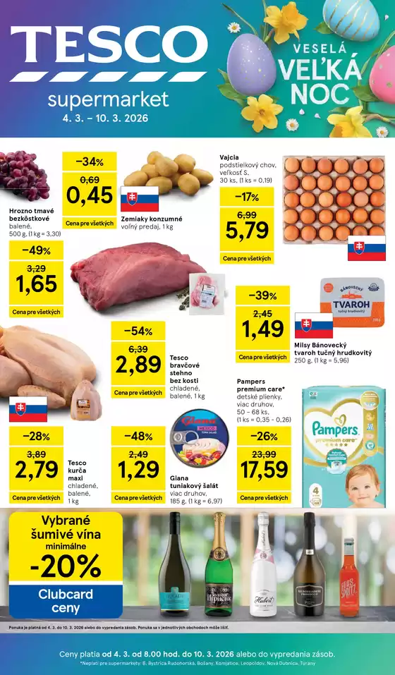 Katalóg Tesco v Štúrovo | 20260226004014116 2026 P01 SK SM | 2026-03-04T00:00:00.000Z - 2026-03-10T00:00:00.000Z